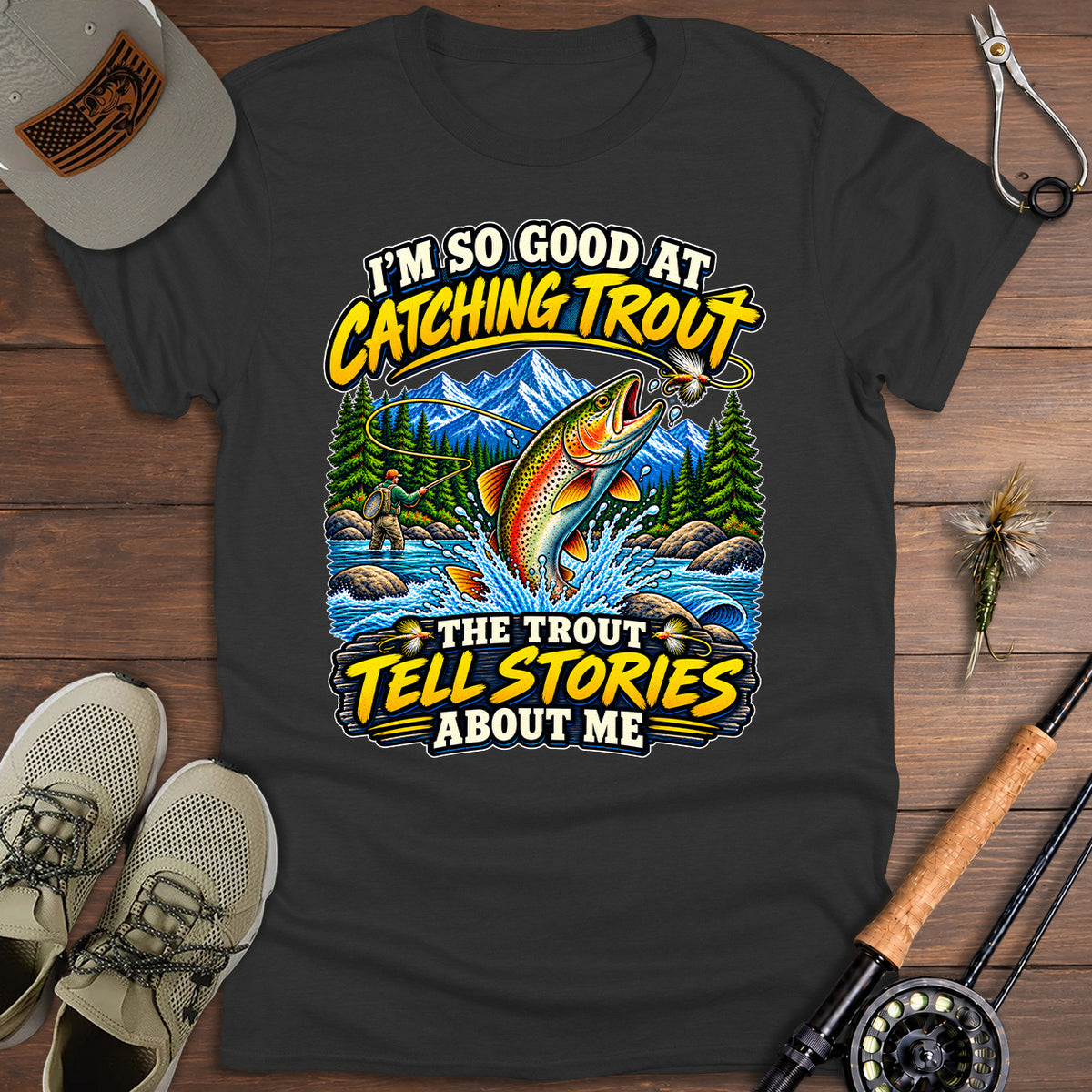 Catching Trout Adventure T-Shirt