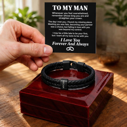To My Man - Personalized Name Bracelet - PRO01